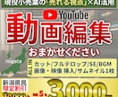 初心者歓迎！親切・丁寧・即レスで動画編集します 新潟県民割引き中！県外の人も同額で割引中！ イメージ1