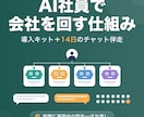 AI社員で会社を回す仕組みを導入します 実際に運用中の「AIで会社を回す型」を一式お渡し イメージ1