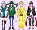 立ち絵＋ミニキャラセットを制作します 4/22〜5/2までの期間限定価格!! イメージ4