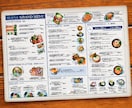 低価格で★飲食店様・サロン様のメニュー表制作します デザイナー歴10年だから安心！売りたい商品が売れるメニュー表 イメージ7