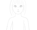 リアル系少女線画描きます 美を感じる線描描けます 美を感じる洗練された線描描けます イメージ5