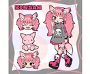 かわいいデフォルメキャラをかきます キャラクターをかわいくイラスト化！アイコン、配信などに イメージ3