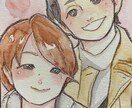 可愛くて心温まる似顔絵を描きます ハガキサイズで描きます。人でもペットでも大歓迎です！ イメージ3