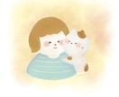 猫ちゃんと一緒に似顔絵を描きます 大切な家族との絆をカタチに残しませんか？ イメージ5