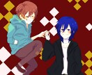 有償でイラスト依頼を受付けます 2人組でも値段は変わりません！！アイコンでも可です！ イメージ5