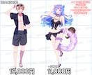 8月まで限定！水着イラスト描きます 背景が付いてくる！水着一枚絵イラスト イメージ3