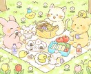 絵本や小説の挿し絵お描きします 商用◎あたたかさ感じる優しいタッチで物語を彩ります。 イメージ1