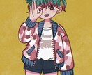 シンプル&ポップな可愛い人物イラスト描きます アイコンに最適！派手すぎず可愛らしく、様々な場面で使えます！ イメージ7