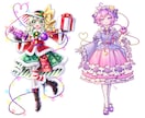 キャラデザ・立ち絵・ミニキャラなど描きます 用途自由！改変・商用利用OKなイラスト&キャラデザ イメージ6