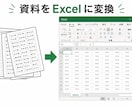 紙やPDFの資料をWordやExcel等にします 個人情報は厳重に管理いたしますのでご安心ください。 イメージ1
