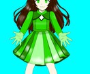 かわいいキャラクター作成します かわいい女の子を兎に角可愛く!! イメージ1