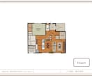 住宅のプレゼン用平面図を作成します 図面を素材感のある、伝わるプレゼン平面図へ イメージ6