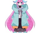 希望者にはパーツ分けもできます かわいい女の子を最短2日で描きます イメージ1