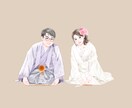 ウェルカムボード用イラスト(文字込み)を作成します イラスト3カット文字込みA2サイズの価格です。 イメージ4