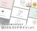 あなたの想いを、伝わるロゴにします 女性視点の温かいロゴ・修正無制限・著作権譲渡・商用利用可 イメージ1