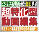 ビジネス系動画に強い！高品質な動画をお届けします プロのテレビ編集者が、早く、伝わる、効果的な動画を制作！ イメージ1