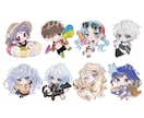 5種の選べる頭身！ゆるかわSDイラストを描きます アイコンや似顔絵、グッズ制作など用途に応じて頭身を選べます！ イメージ1