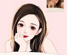 水彩風の似顔絵を描きます お写真を元に似顔絵イラストをお描きします！ イメージ3