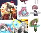 アイコン、イラスト(立ち絵、一枚絵など)描きます かわいいや綺麗なイラストを描きます！ イメージ2