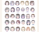 やさしい雰囲気*ゆるい似顔絵アイコン描きます はじめての方もお気軽に♪かわいい親しみやすい雰囲気に イメージ4