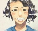 その一瞬を描きます 写真の一瞬の表情、楽しんでいる顔を似顔絵で描きます イメージ1