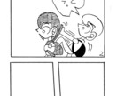 4コマ漫画など描きます レトロ調でデフォルメタッチなギャグ漫画 イメージ5