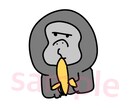 即日対応可◎ゆるい動物やその他のアイコン描きます 各種SNSアイコンにゆるっとしていてかわいいどうぶつを是非！ イメージ3