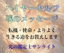 ハイヤーセルフから今必要なメッセージをお届けします 【テキスト鑑定】転機・使命・よりよく生きる道をお教えします イメージ1