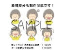 SNS、ブログなどのゆるいイラストアイコン描きます あなただけの個性的なアイコンを可愛く描きます！ イメージ4
