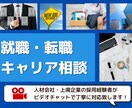 就職・転職・仕事上の相談に丁寧に乗ります 人材会社CA・上場企業の採用担当がビデオチャットで対応します イメージ1