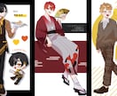 立ち絵依頼作成致します TRPGのココフォリア使用可能な立ち絵を作成します！ イメージ2