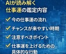 AI鑑定で仕事運と今後の流れを読み解きます 今の状況から仕事運を立て直す指針 イメージ2