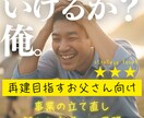 いけるか？俺。再建するお父さんを全力サポートします 事業の立て直し・新たな市場展開の戦略を構築します イメージ1
