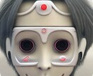 ロボットぽい顔を制作しています 近未来に登場するであろうロボットの顔など イメージ3