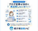 ブログ記事をインスタ投稿画像にします 記事を再活用｜画像10枚＋投稿文対応 イメージ4