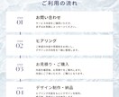 名刺作成・名刺デザイン・ショップカード制作します 「おしゃれにしたいけど、どう頼めばいいかわからない」方に。 イメージ7