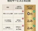 予約機能つき美容室・サロンホームページを制作します LINEからの予約も対応！月額なし、サーバ代込み。 イメージ8