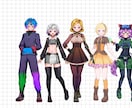 IRIAM・TRPG◆人外・ゴシック立ち絵描きます ファンタジーにピッタリ！ハッキリ塗りで動画・配信に最適！ イメージ2
