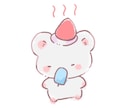 ゆるっとかわいい動物イラスト描きます もちもちゆるかわなあなただけのイラストをお描きします イメージ4