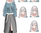 色々なシーンで使えるキャラクターデザインします キャラクターデザイン、一枚絵まで制作できます。 イメージ2