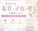 生年月日だけでOK◎本質・才能・運気を鑑定します オープン記念価格✨3,000円相当の本格鑑定を今だけ500円 イメージ1