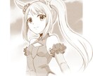 ラフorモノクロイラスト承ります ラフorトーン仕上げのお手軽なイラストをお描きします！ イメージ1