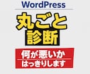 WordPress丸ごと診断・改善します 設定や状態を確認し改善の優先順を整理します イメージ1