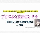 完全オーダーメイドの英語コンサルを行います コンサル実績300件以上のプロがあなたの英語脳を育てます！ イメージ1
