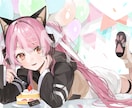 鮮やかなキャラクターイラスト描きます さまざまな絵柄でご希望に沿ったイラストをお描きします。 イメージ2