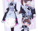 男女のイラストやデフォルメキャラなどを描きます オリジナルキャラや動画用にも！お気軽にお声掛けください！ イメージ1