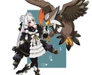 かわいいイラスト、お描きします ポーズや表情の指定もおまかせも可能です！ イメージ8