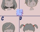 ほぼ2.5頭身のアイコン作成します パーツを選ぶだけなので依頼をしやすい！100名限定価格！ イメージ5