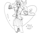 可愛い子を描きます かわいい女の子を描きます。男の子でも可です！ イメージ3