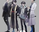 立ち絵、アイコン等のイラストを制作いたします TRPGや他ゲームでの大切な自機、あるいは動画のお供等に イメージ3